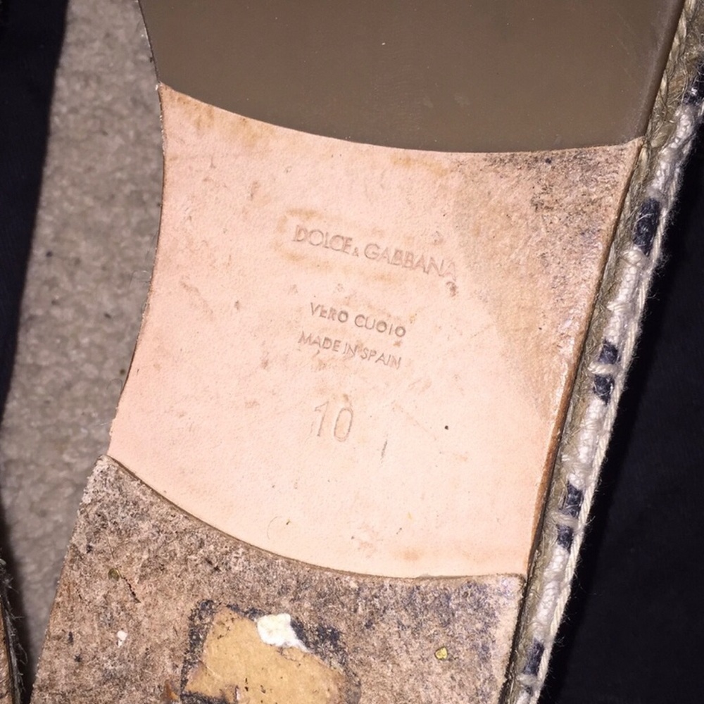 Dolce & Gabbana Striped Espadrilles 10 UK 11 US - Picture 4 of 7